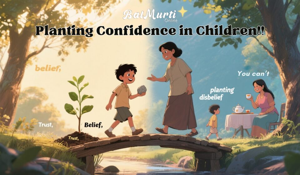 Planting Confidence in a Child